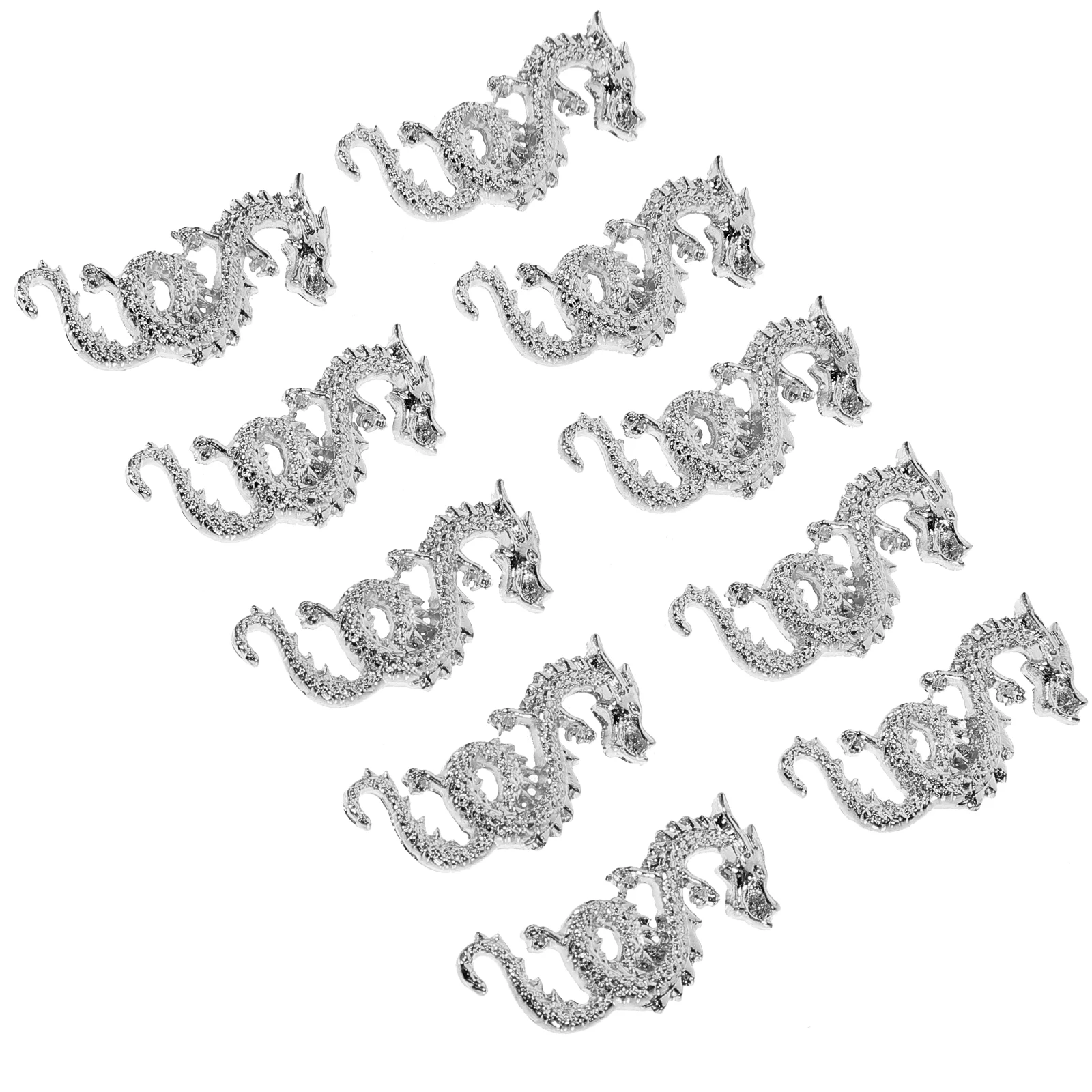 

10pcs Nail Gems Dragon Design Bright Luster Decorations Women Fake Nails Christmas Wedding DIY Manicure Charms No Fading