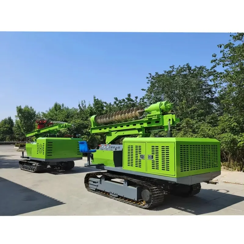 Rotate 360 Degrees 8 Ton Mobile Crawler Crane Pile Driver with Pile Driver Hammer