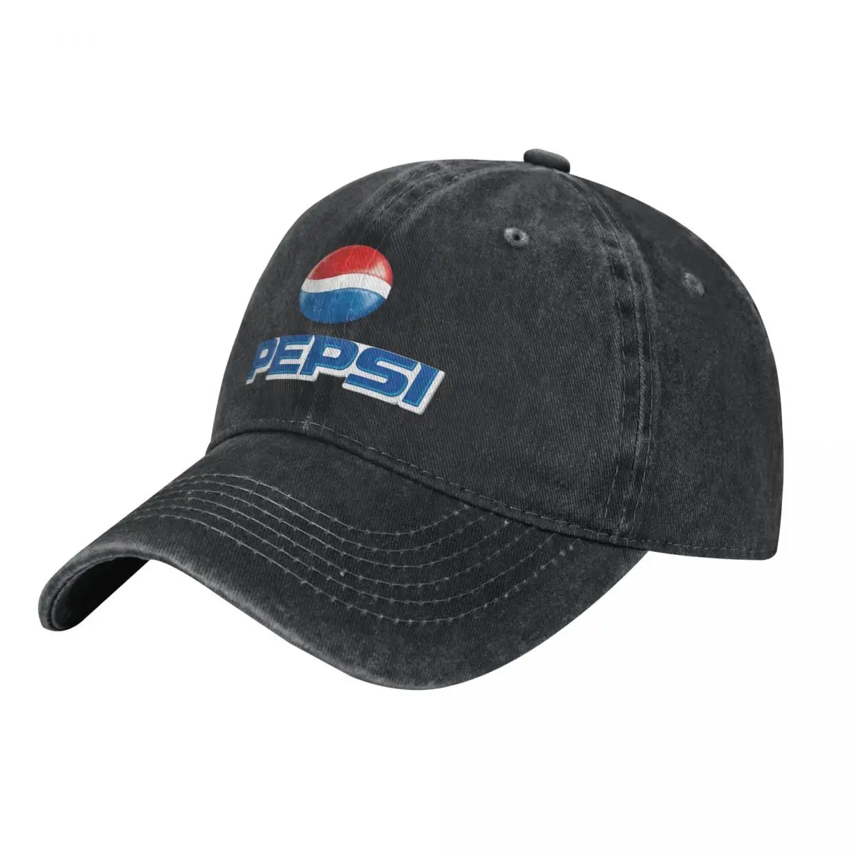 1969 PepsiED Logo Denim Baseball Cap Soft Drink Outdoor Gym Trucker Hat Summer Female Male y2k Funny Sunscreen Baseball Caps