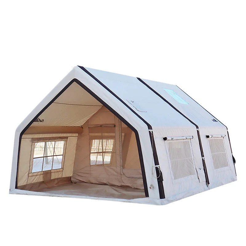 

Outdoor Portable 17.2 Square Inflatable Camping Tent Waterproof Oxford Fabric for Family Parties 4 Seasons Travel and Camping