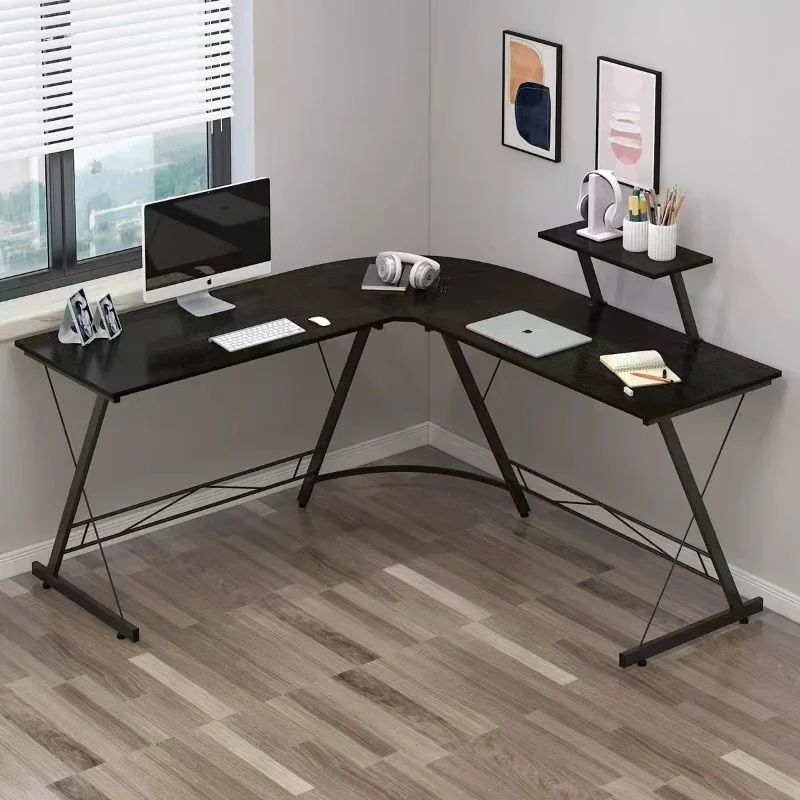 Corner L-shaped desktop computer desk household small apartment corner desk space saving writing desk simple desk