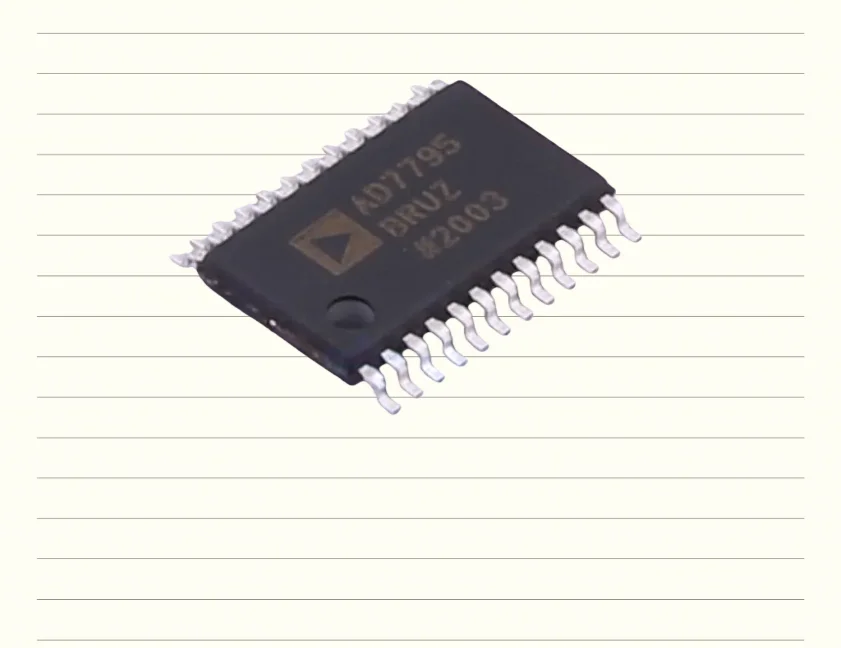 Brand new original stock AD7795BRUZ-REEL 16 bit analog-to-digital conversion chip package TSSOP-24 6-channel, low-noise, low-pow