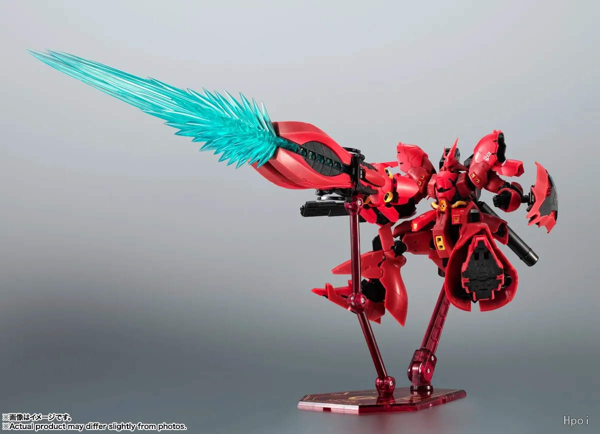 Collezione regalo giocattolo modello mobile originale Bandai ROBOT Soul MSN-04FF Sazabi a doppia canna