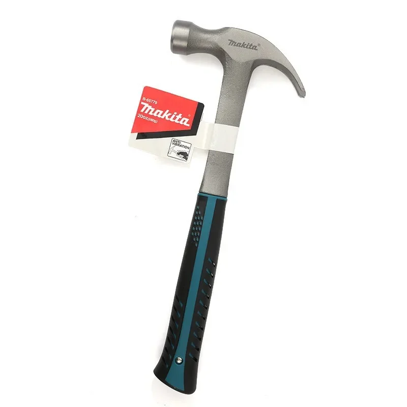 Makita B-65779 Smooth Face Claw Hammer 20OZ/580g Quakeproof Effortless Grip Resistant To Impact Claw Hammer Hammer Hand Tools