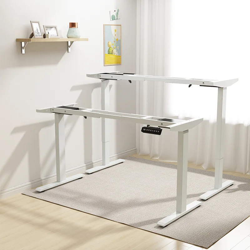 Ergonomics Double-motor lifting table feet stand office home computer lifting electric lifting  rack