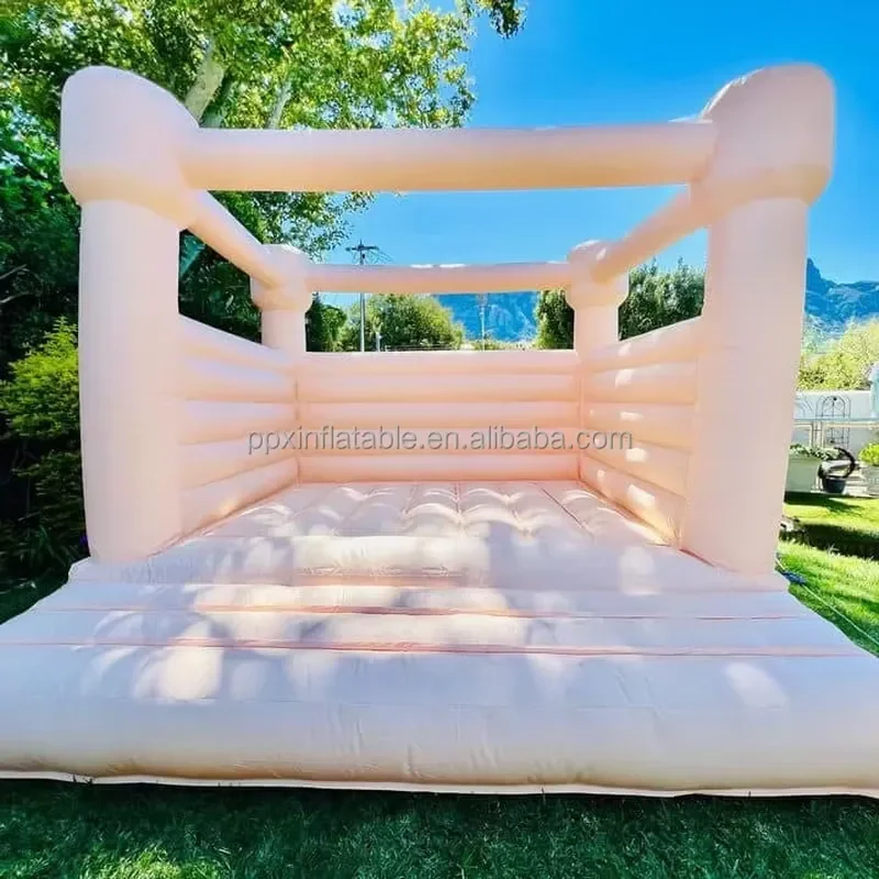 New Inflatable Solid Color Bounce Outdoor Large Inflatable Simple Trampolines for Kid Jump Small Bouncing Castle