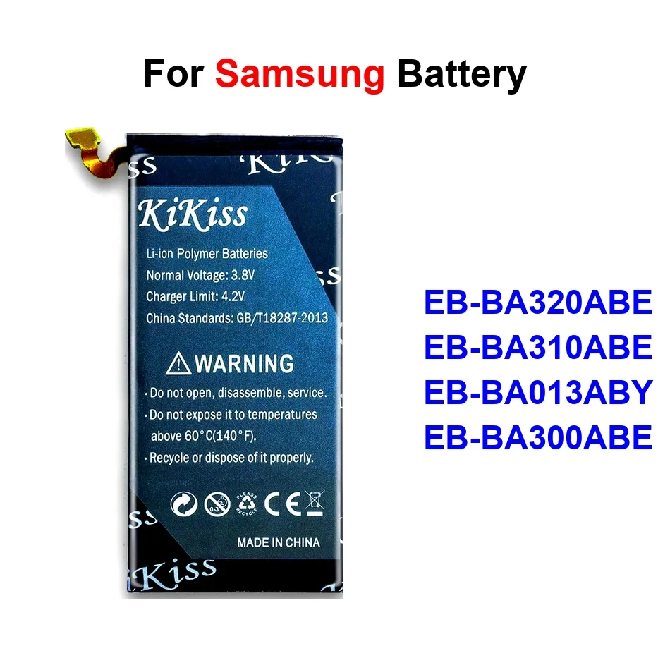 

Аккумулятор для мобильного телефона Samsung Galaxy A01 A3 Core 2017 2016 2015 EB-BA320ABE EB-BA310ABE EB-BA013ABY 3300-3900 мАч