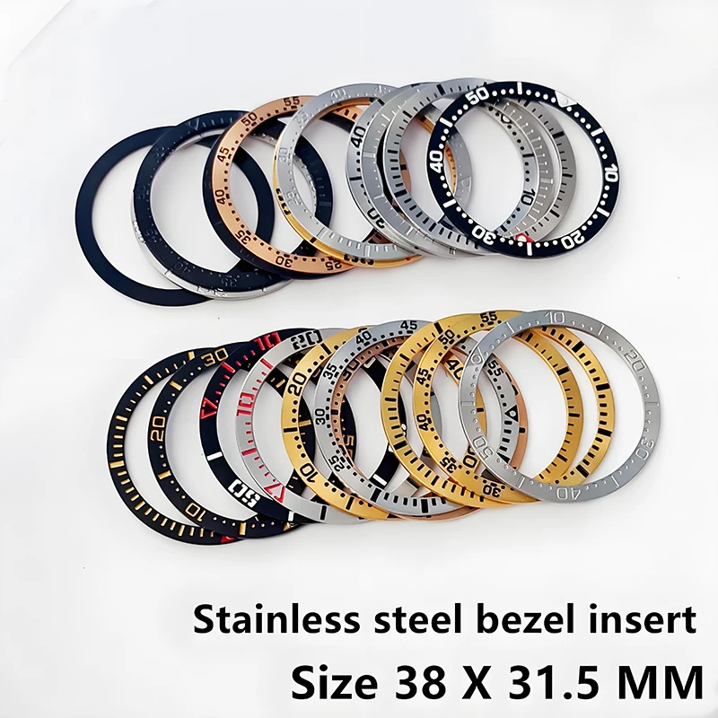 

Вставка безеля из нержавеющей стали 38 мм для замены вставки безеля часов Skx007