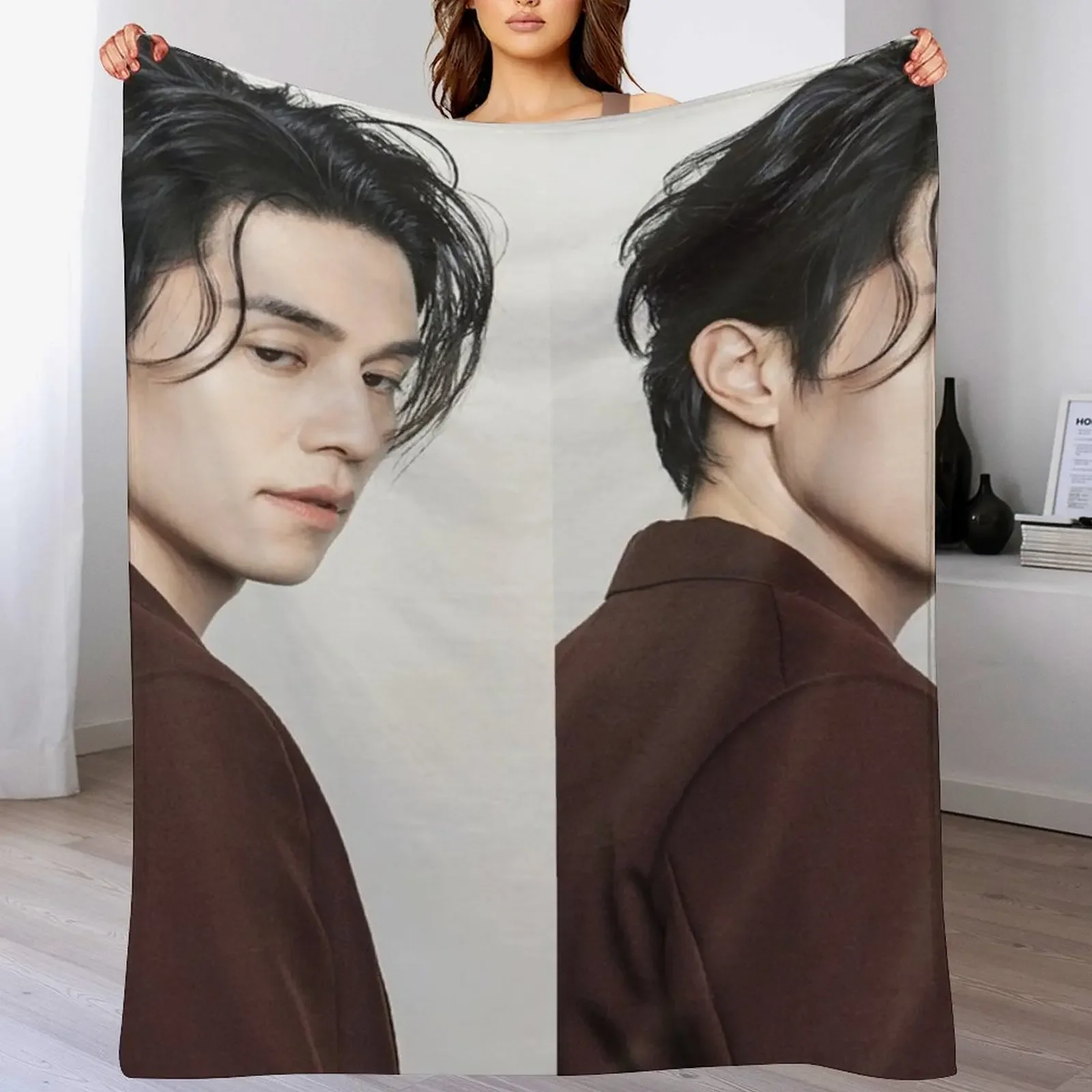 

lee dong wook actor Throw Blanket Long Lasting Soft Plush Blanket for Daily Use