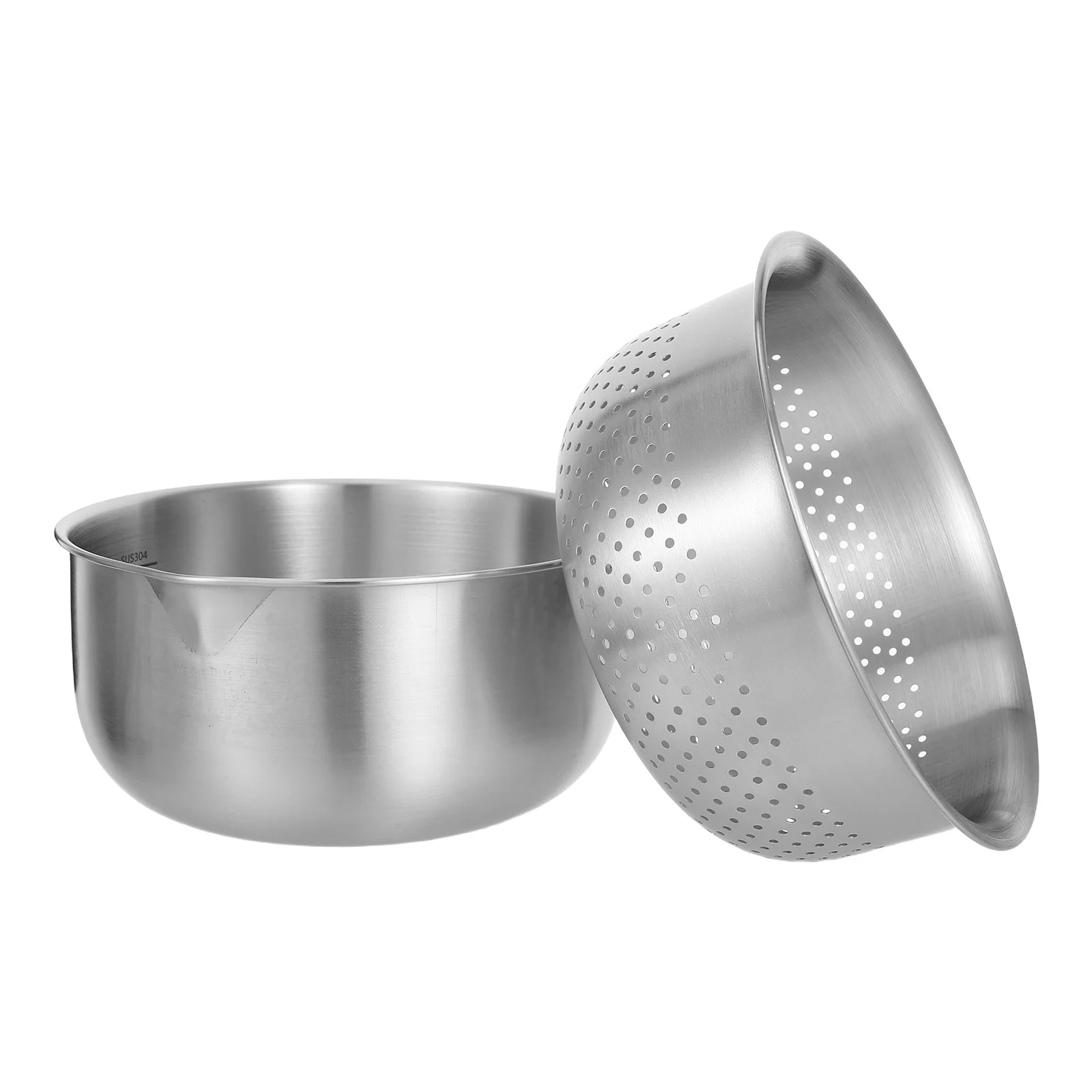 

1 комплект, сито для мытья риса из нержавеющей стали, корзина большой емкости, дуршлаг, миска для овощей, фруктов, макаронных изделий, миска для мойки макарон