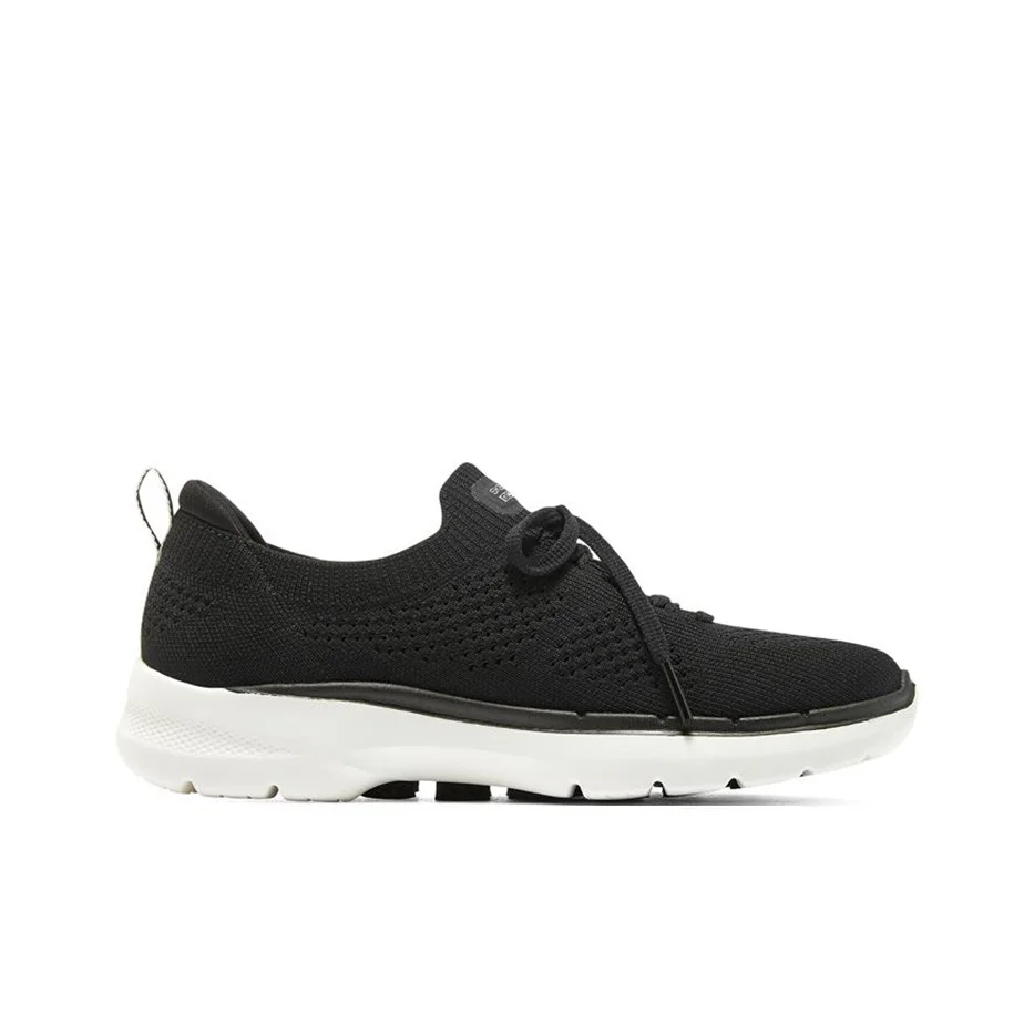 Skechers Go Walk 6 Walking Shoes Women's Low Top Black/White 894117-BLK - view 3