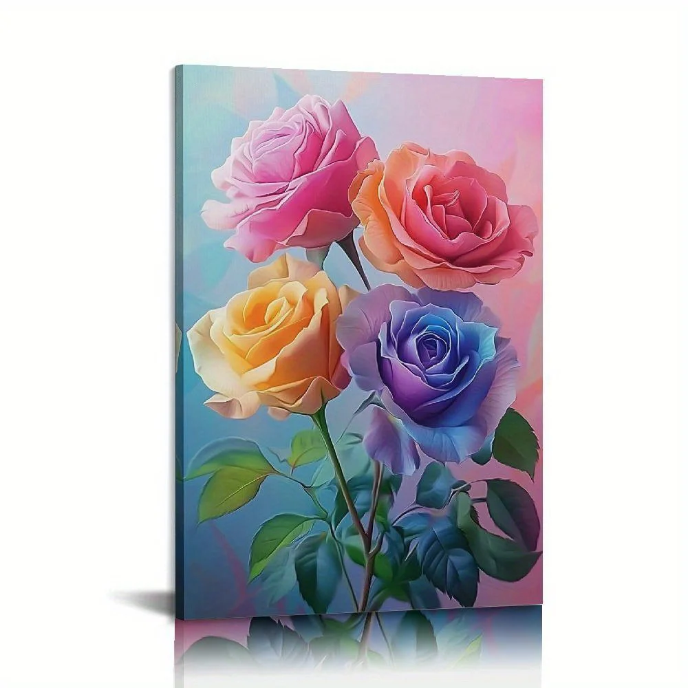 Canvas Painting with Wooden Frame - High Quality Wall Art for Living Room and Bedroom Decorating To Enhance Your Home with Frame