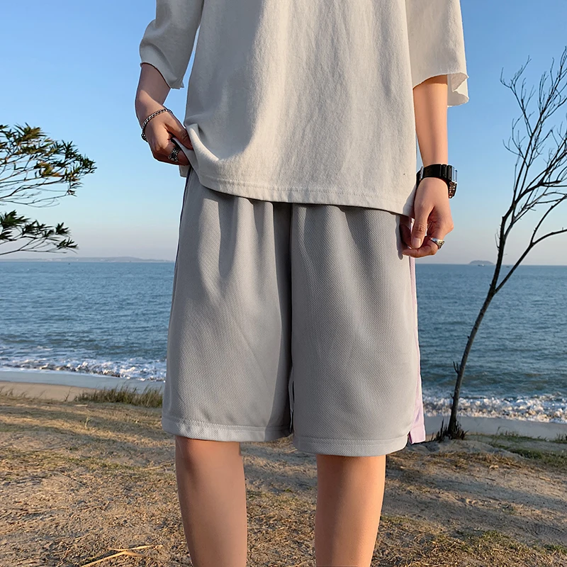 Running Quick Dry Shorts Mens Gym Fitness Sports Bermuda Jogging Training Short Pants Summer Male Breathable Beach Sweatpants