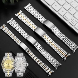 13mm 17mm 19mm 20mm Curved End Metal Strap for Tudor Watch Stainless Steel Strap m56000 56003 55003 72033 Men Women Watch Chain