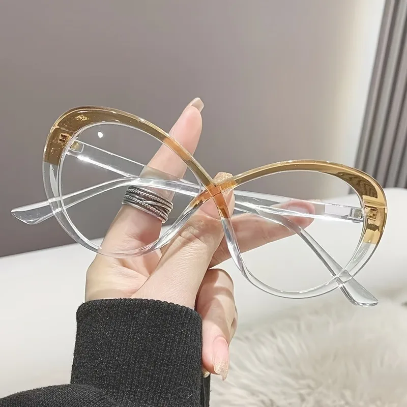 2 Stück neue Vintage-Lesebrille für Damenmode, ultraleichtes Anti-Blaulicht, hochauflösende europäische und amerikanische Mode