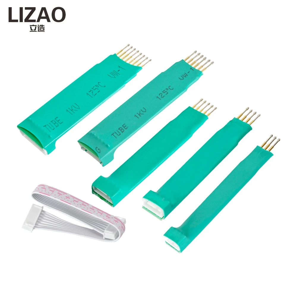 LIZAO 2.54mm 2.00mm 4P Spring Test Needle 4 Foot Support Probe for STC STM32 STM8 MCU Burning Programming