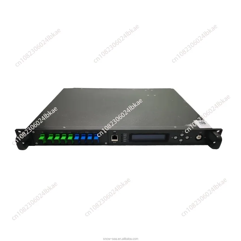 

1550nm 4x23dbm gain-enhanced output amplifier with wdm, agc, dual power supply, and basic network management