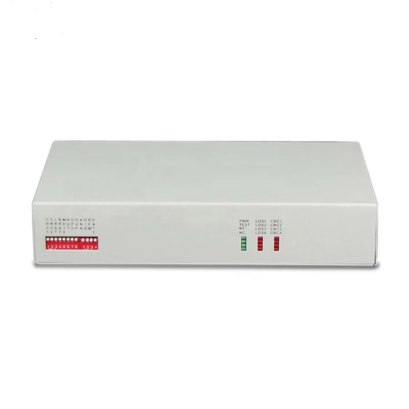 Convertitore di interfaccia FE 4E1 ad alte prestazioni Convertitore Fast Ethernet a E1 a 4 porte