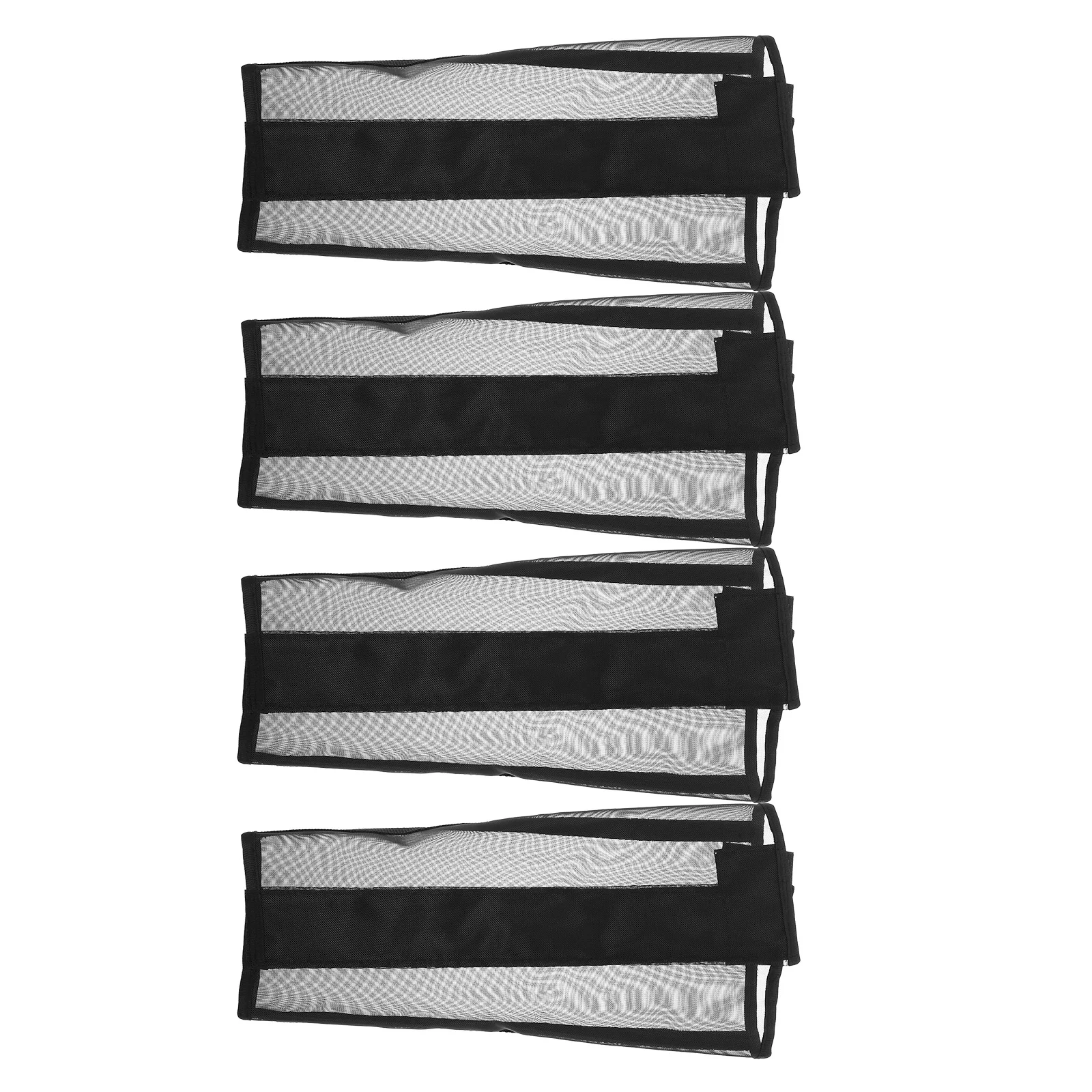 

4pcs Horse Leg Fly Protection Boots Breathable Mesh Sheets Lightweight Cooling Outdoor Anti-Slip Durable Athletic Mesh Wraps