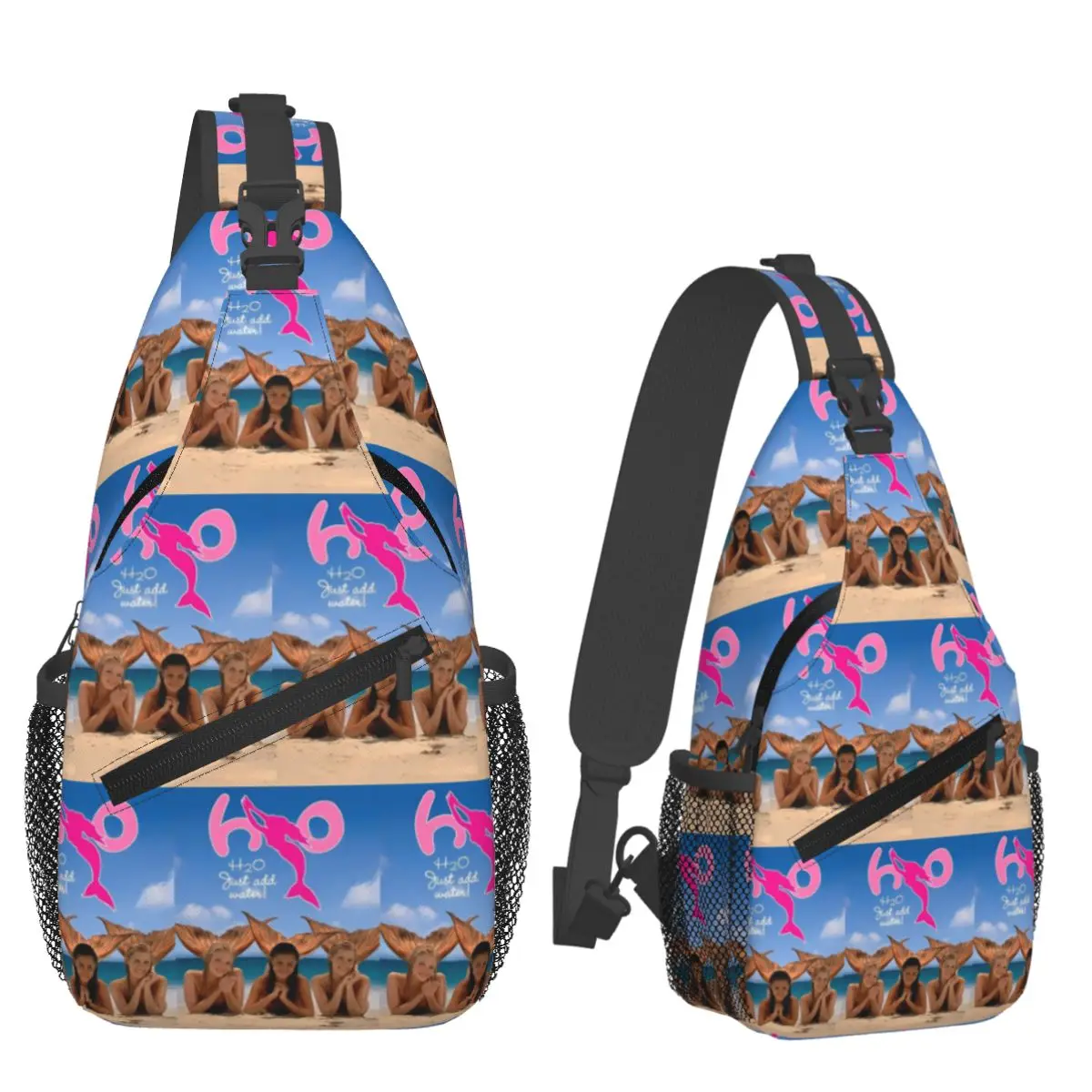 

H20 Just Add Water Нагрудная сумка Мужской рюкзак через плечо на слинге Нагрудная сумка Дорожный походный рюкзак Сумка на плечо