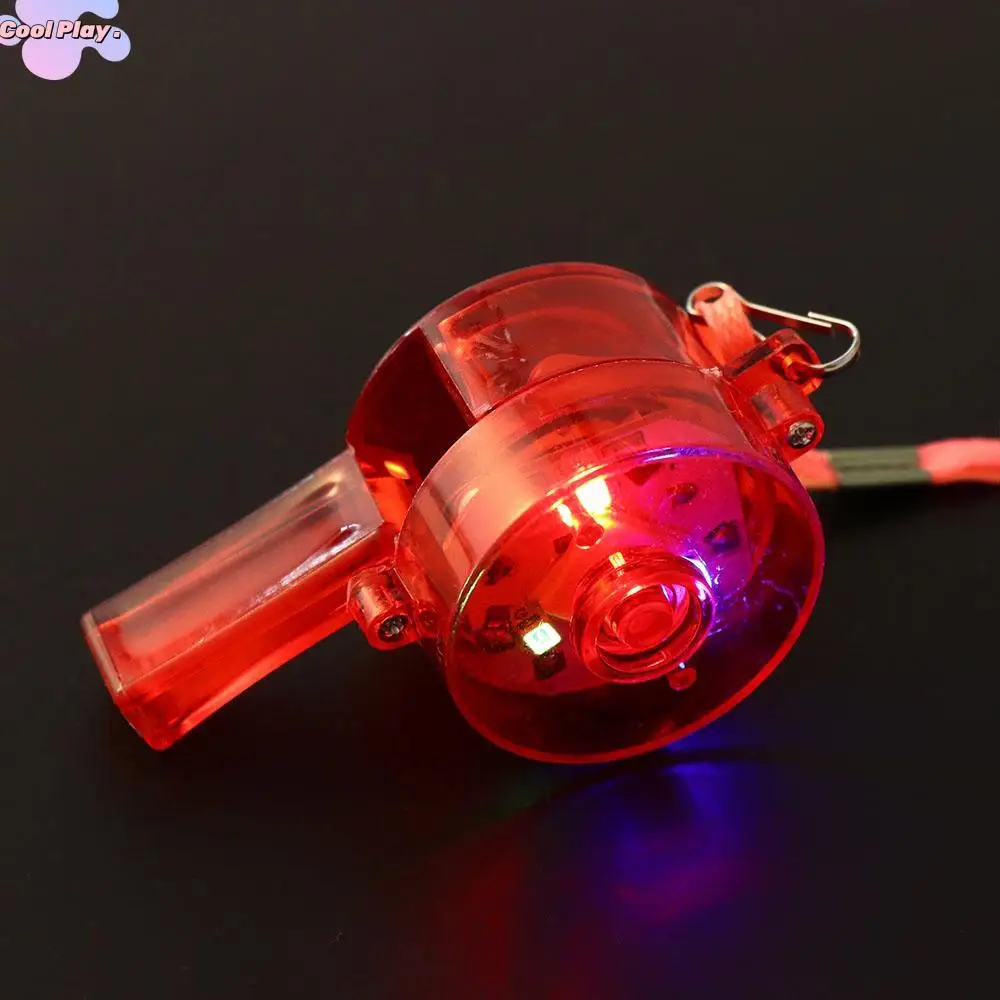 

Glow in The Dark Kids Children LED Light Up Whistle LED Flashing Whistle Glowing Colorful Pendant Whistle Flashing LED Whistle