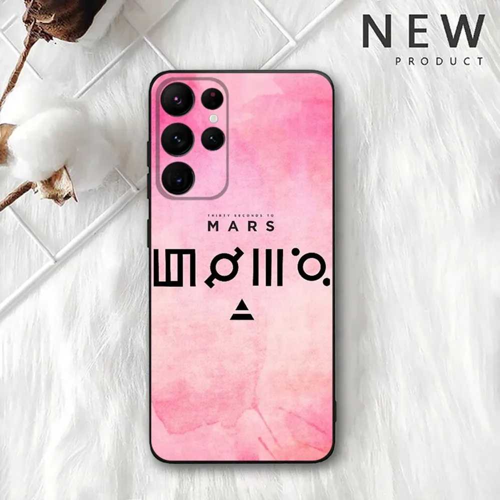 30 S-Second To Mars 30STM Phone Case For Samsung Galaxy A20,A21s,A22,A31,A32,A52,A53,A72,73,A80,A91 Soft Black Cover