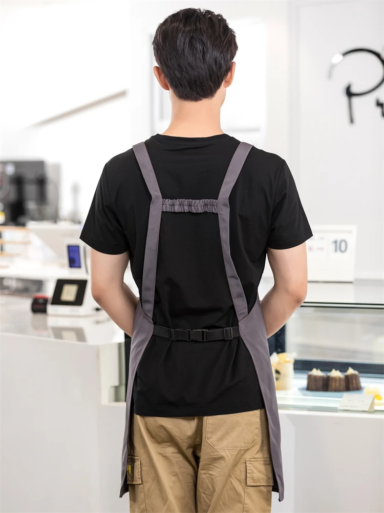 Nail Beauty Spa Apron Printing Company Logo Grill Bakery Cafe Men Women Waiter Apron Beef Sandwich Restaurant Kitchen Waterproof