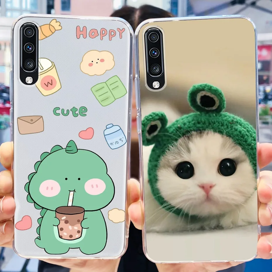 For Samsung Galaxy A50 50S A30S Phone Case Cute Painted Soft Silicone TPU Back Cover For Samsung A50 A 50S A30S Cases Fundas