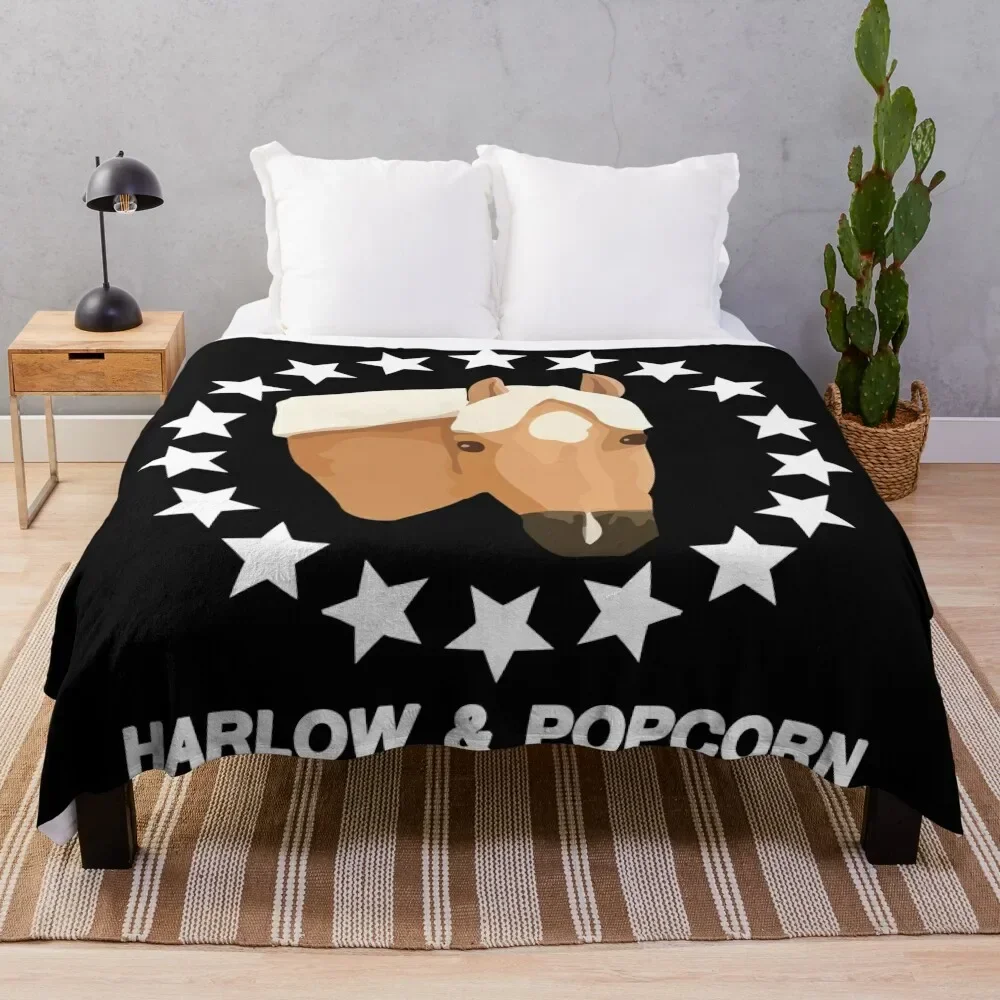 

Harlow And Popcorn Merch Popcorn The Pony Throw Blanket Softest Hairy Custom Sofas Blankets For Baby Blankets