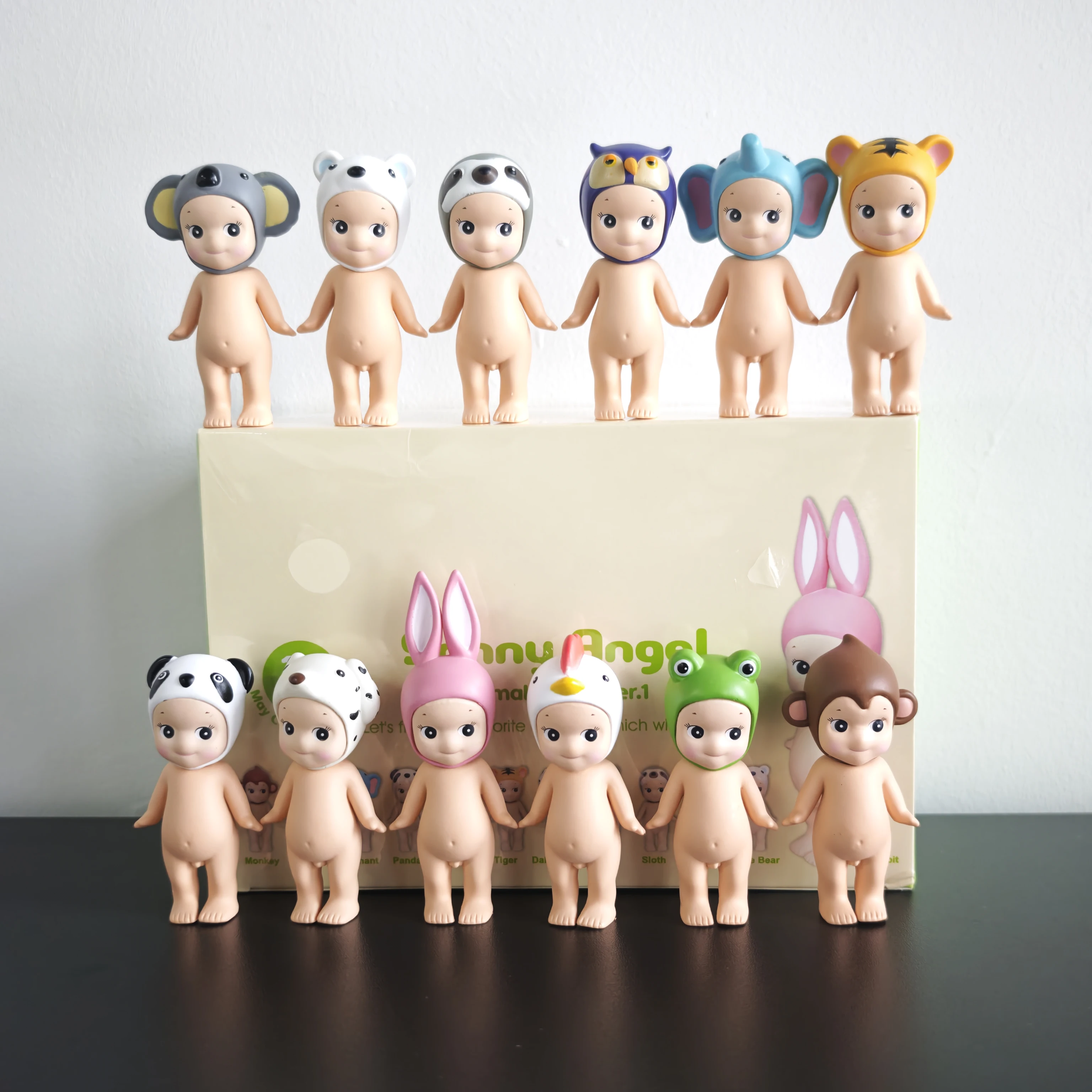 Niedliche Sonny Blind Box Spielzeuge Tierserie Ver.1 Anime Mini-Actionfigur Süße Puppen-Ornamente Sammlung Geburtstags- und Weihnachtsgeschenke