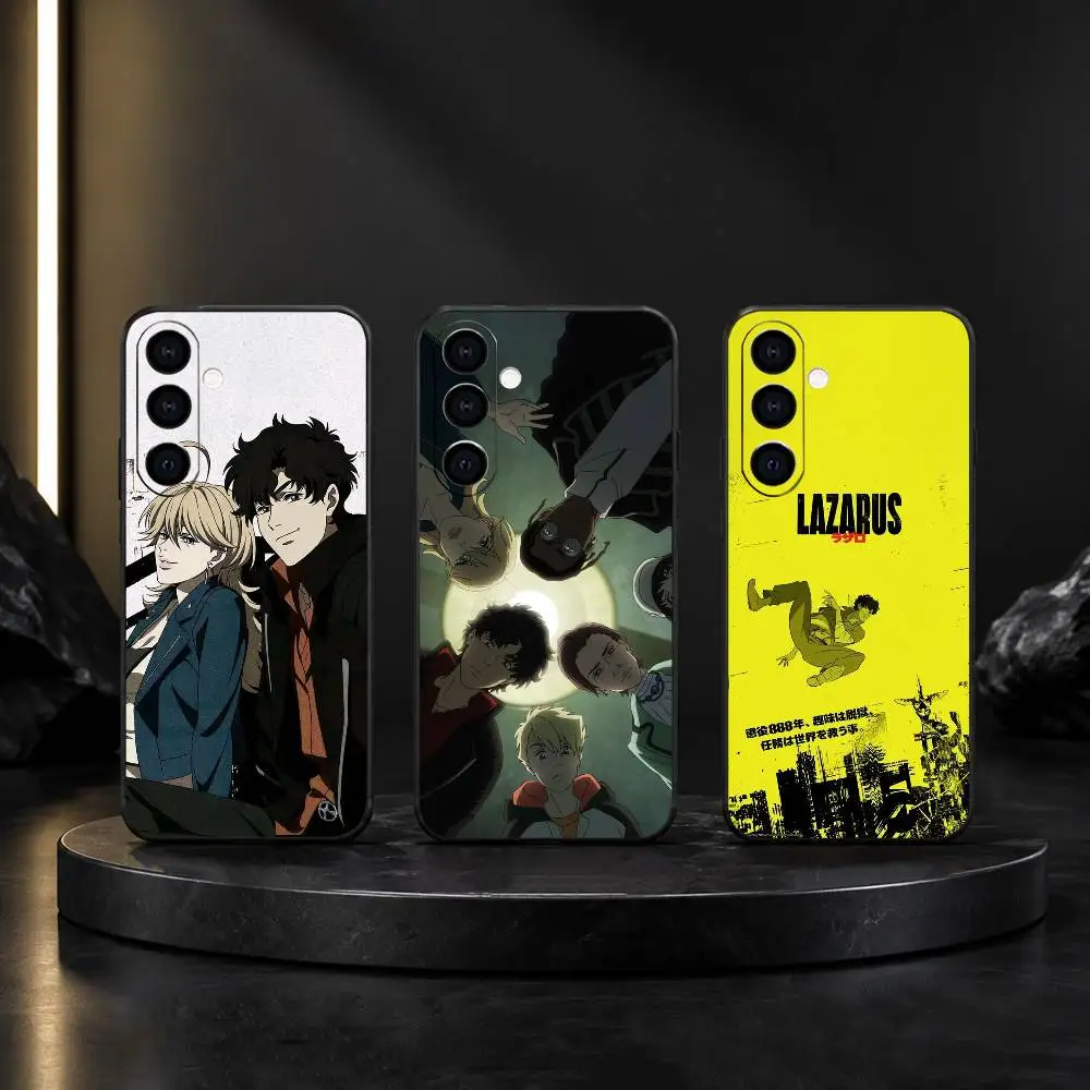 Original Anime L-Lazarus Phone Case For Samsung GalaxyA13,21s,22,31,32,52,53,71,72,73,Soft Black Cover