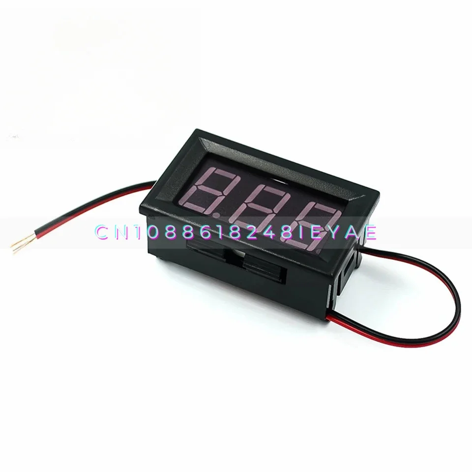 Two-wire DC Voltage Meter Head 0.56 Inch LED Digital Voltmeter DC4.5V-30.0V Reverse Connection Protection