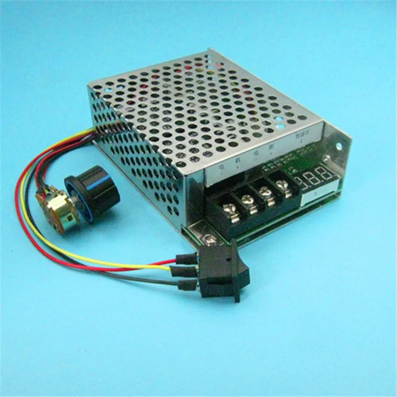 Bidirectional Forward Rotation Reverse Rotation DC Motor Governor with Digital Display Scale Tachometer 40A 12V24V36