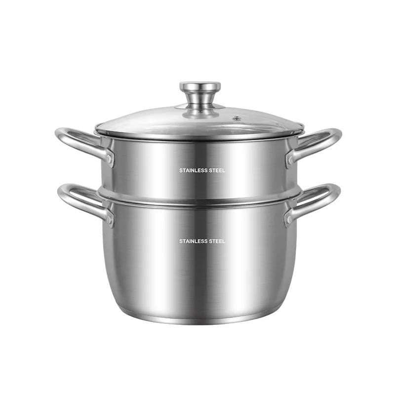 

YJQ stainless steel double-layer composite soup pot thickened multi-functional soup pot household