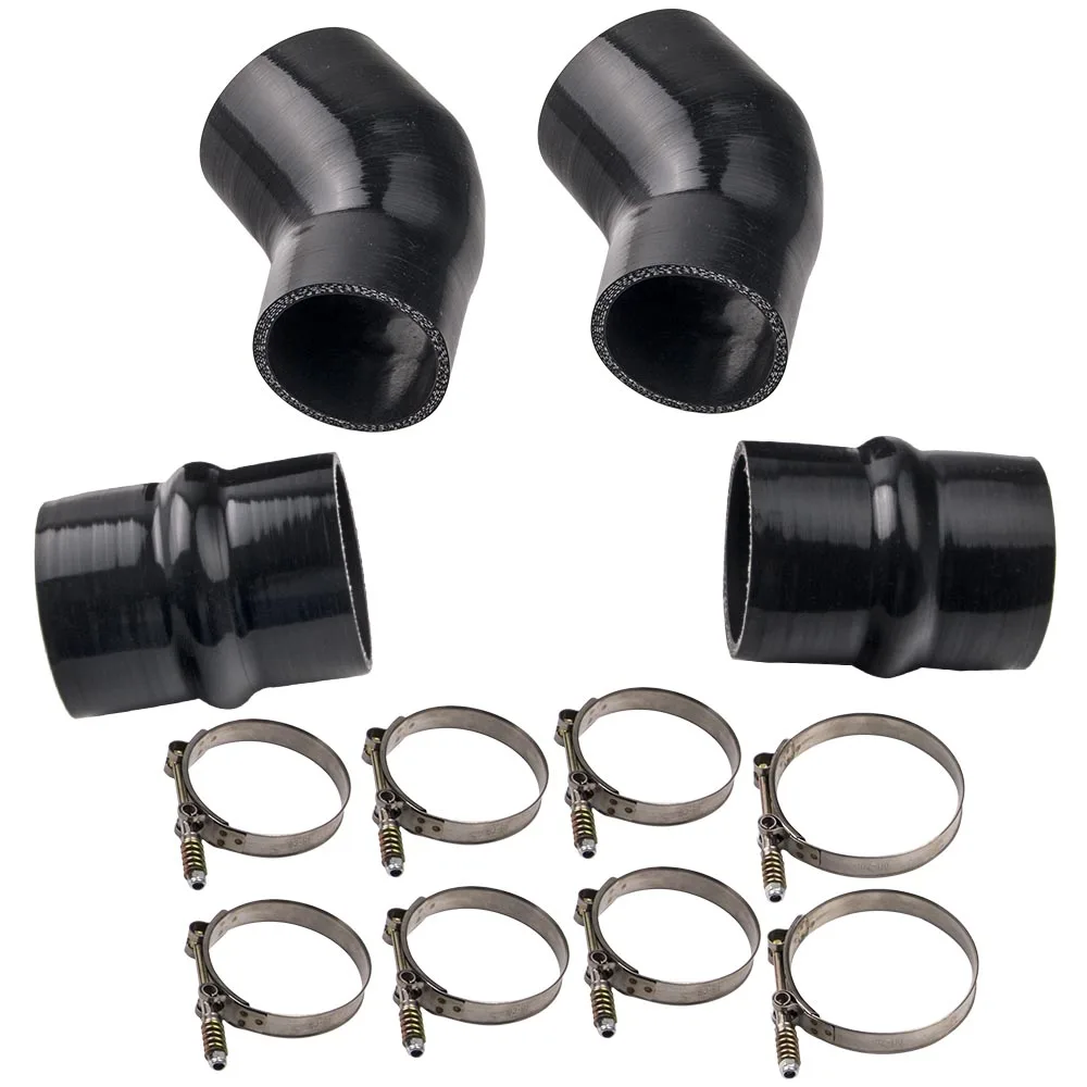 Intercooler Turbo Hose Boots Kit for Dodge Ram Pickup 1994 1995-2002 5.9L Diesel Silicone   for Cummins 94-02 5.9L Diesel