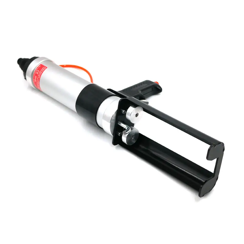 

400ml 1:1 Aluminum Pneumatic Dispenser Metal Heavy Duty Air Dual Epoxy Gun Pneumatic Two Component Caulking Gun