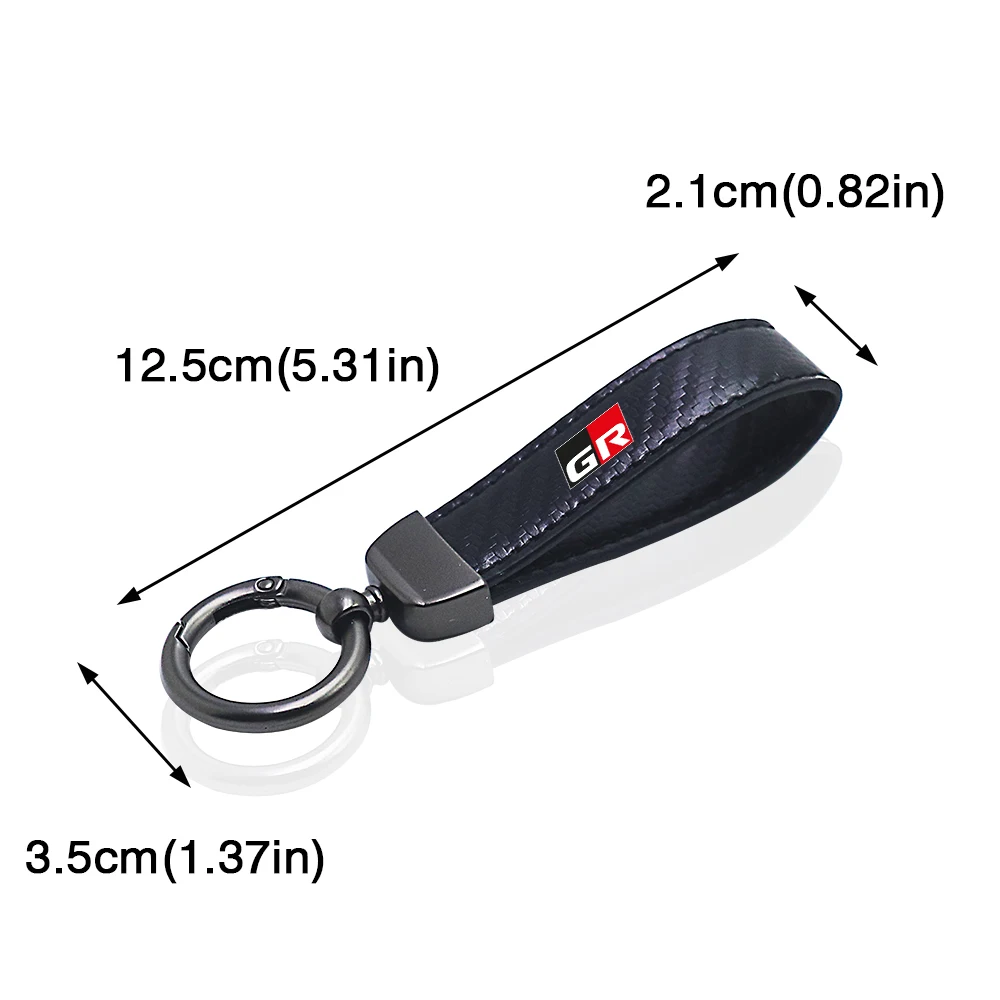 GR SPORT for Toyota YARiS supra Corolla Prius Harrier Camry Tacoma Venza rav4 GR RZ RC C-HR car Key chain Rings Car Accessories