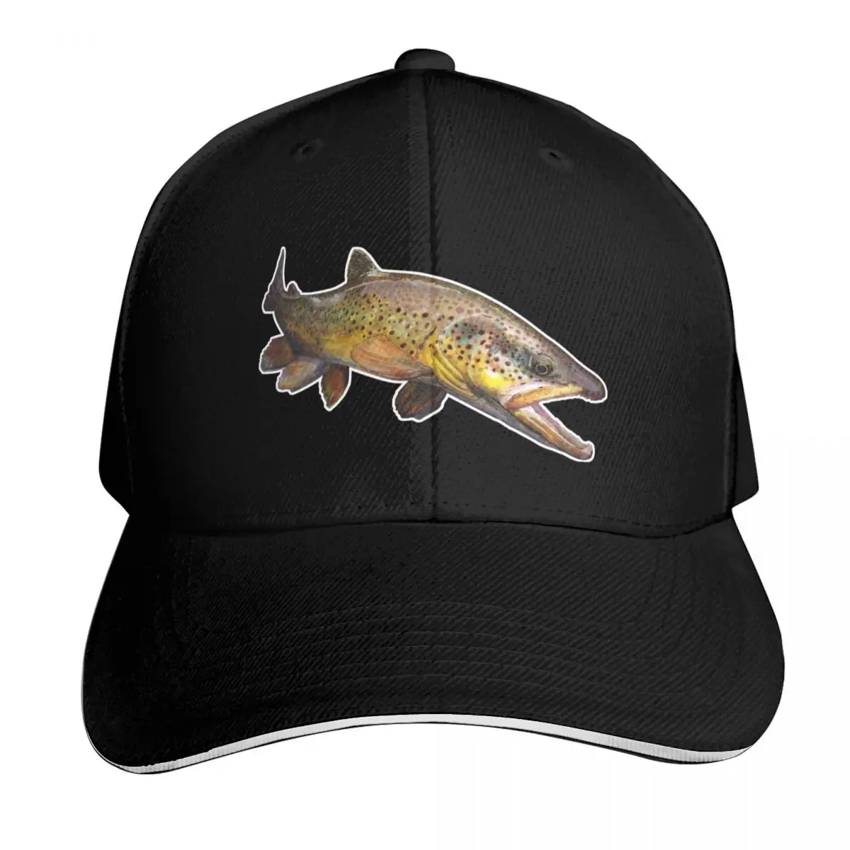 The Wild Brown Trout Baseball Cap Unisex for Men Women Outdoor Golf Running Hiking Summer Beach Travel