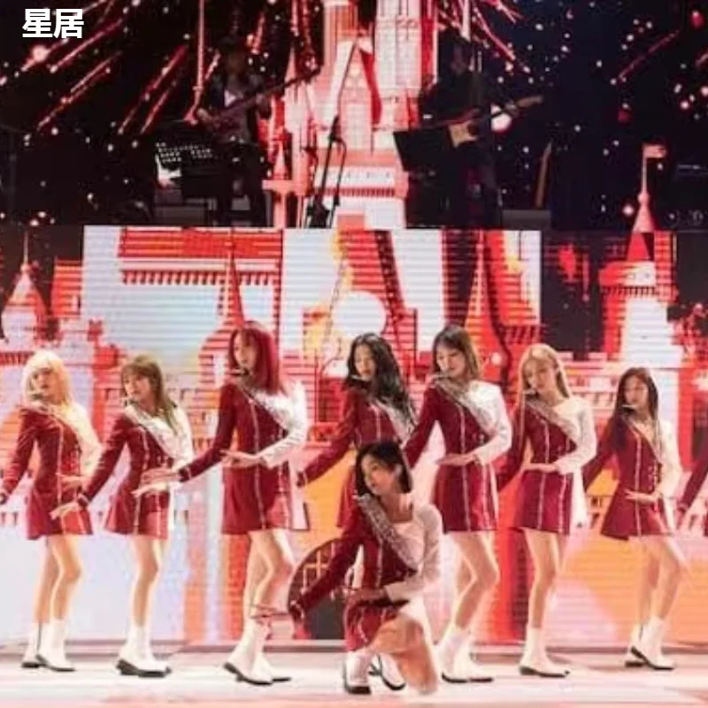 Kostiumy sceniczne dla grupy damskiej, piosenkarki, koncertu, jazzu, tańca, nieregularna sukienka, seksowne ubrania do klubu nocnego, stroje na festiwale Kpop