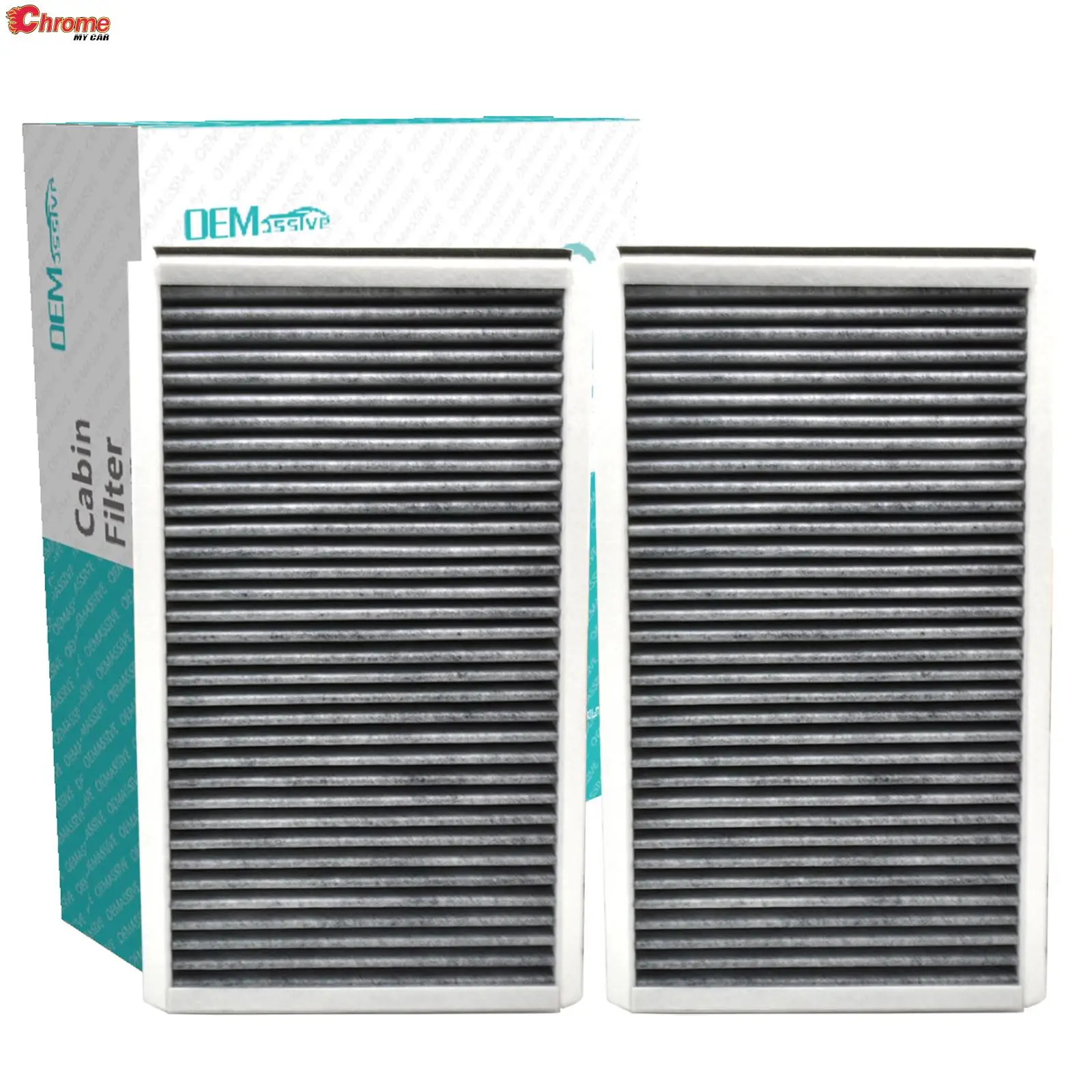 2x Car Pollen Cabin Air Filter For BMW 5 6 E60 E61 E63 E64 520d 523i 525i 530d 535d 545i 550i 630i 635d 650i 2007 2008 2009 2010