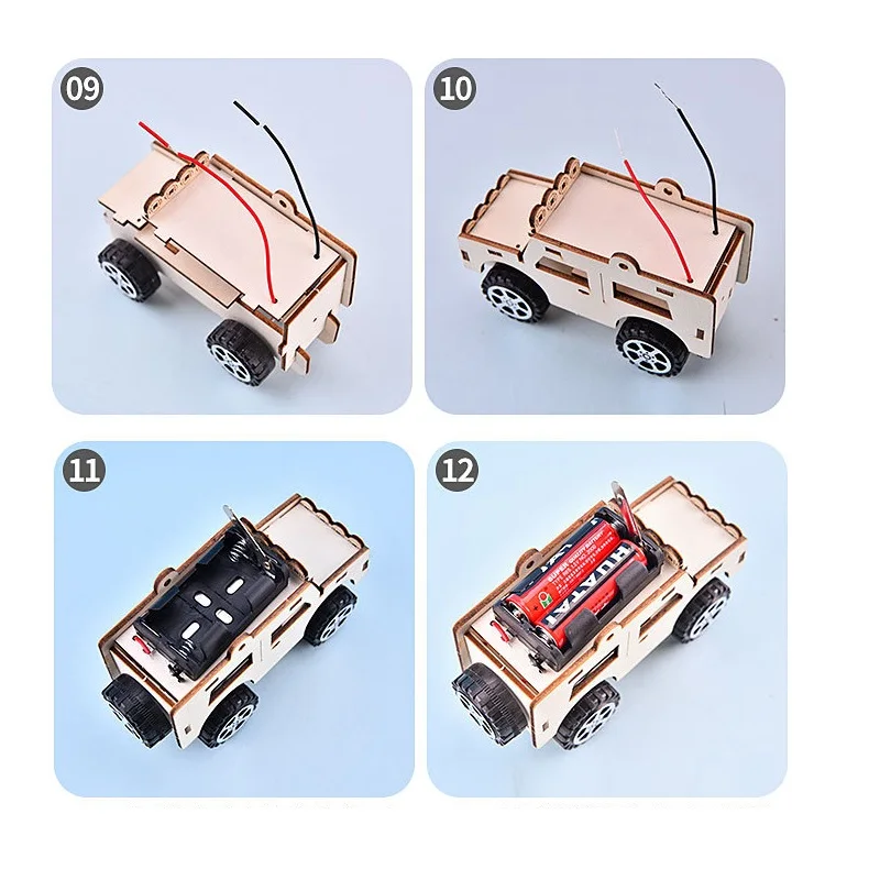 Science Experiment Car: DIY Model Applies Physics Principles. Develops Problem-Solving Skills Through Building