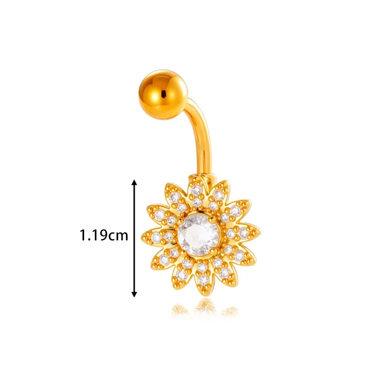 1 قطعة القلب مثير البطن زر خواتم السرة ثقب الفولاذ المقاوم للصدأ ثقب Ombligo البطن زر ثقب المجوهرات للنساء هدية