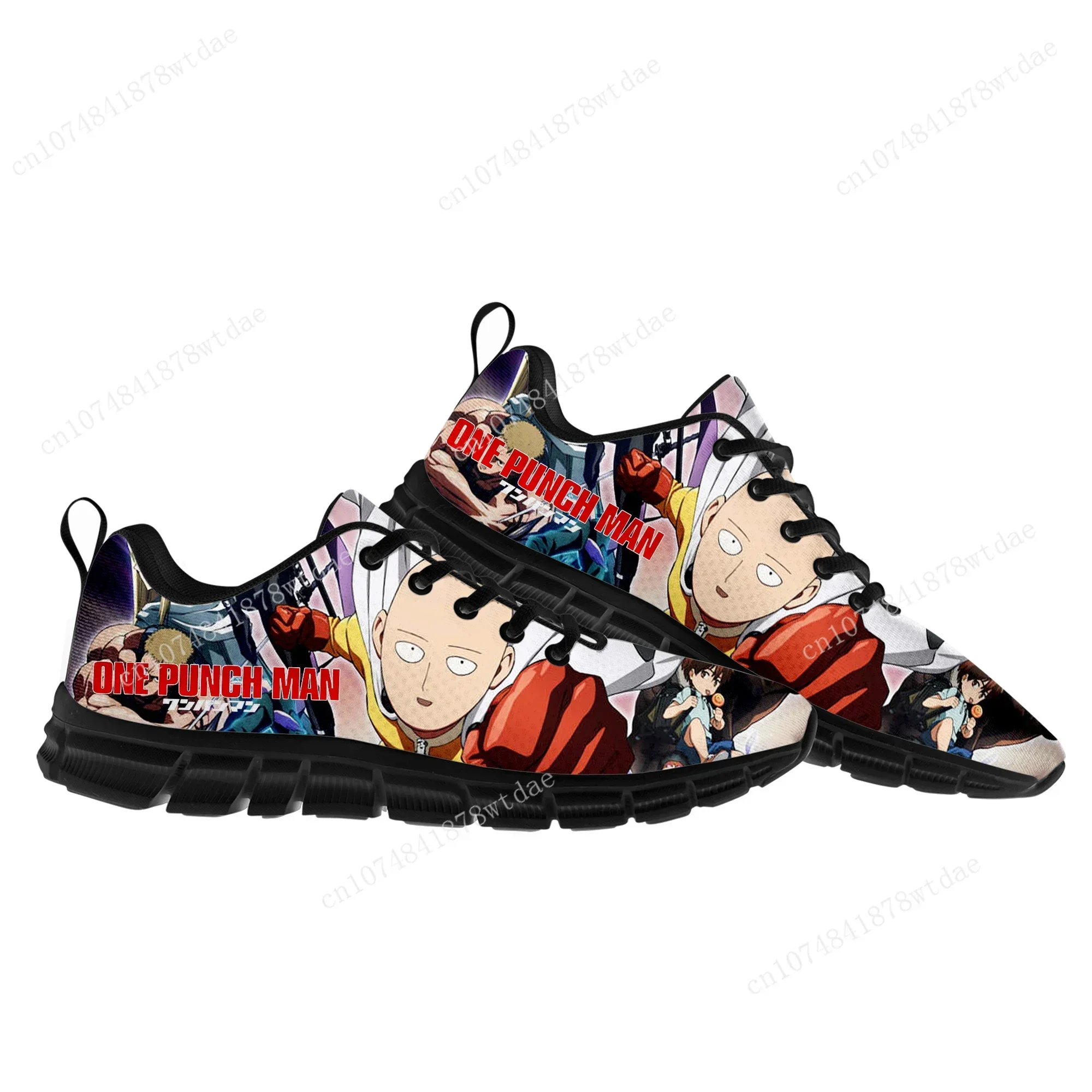 One Punch Man Sports Shoes Mens Womens Teenager Kids Children Sneakers Saitama High Quality Anime Manga Sneaker Custom Shoe