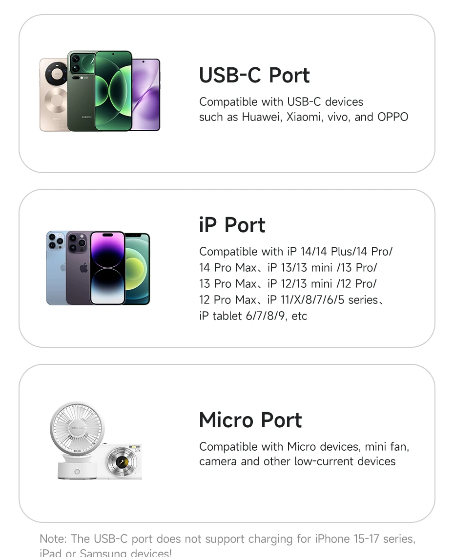 Toocki 3 in 1 USB Cable 6A 100W Micro USB Type C Charging Cable For iPhone 14 13 12 Huawei Honor Xiaomi 13 ViVo Oppo Data Cord