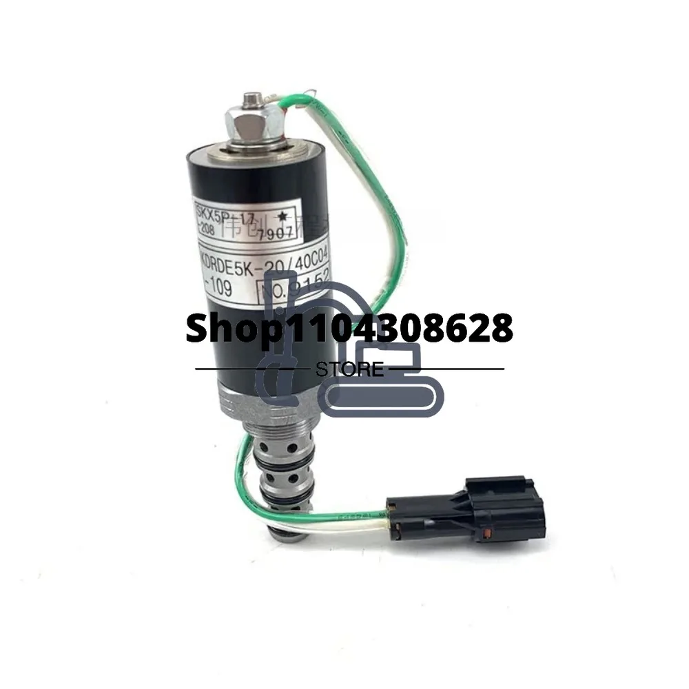 KDRDE5K-20/40C04-109 Hydraulic Pump Solenoid Valve for VO Excavator EC160BLC EC140BLC EC210BLC EC240BLC EC290BLC EC360BLC