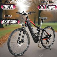 E-bike 750W Brushless motor 48V14AH lithium battery Mechanical Disc Brakes Electric Bicycle 26-inch Tire Mountains Electric Bike