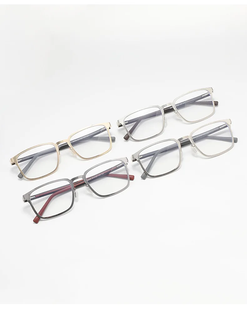 Photochrome Myopie-Brille, Business-Vollformat, modisch, ultraleicht, für Herren, quadratisch, Tr90-Tempel, Myopie-Brille 8405 – Detail 4