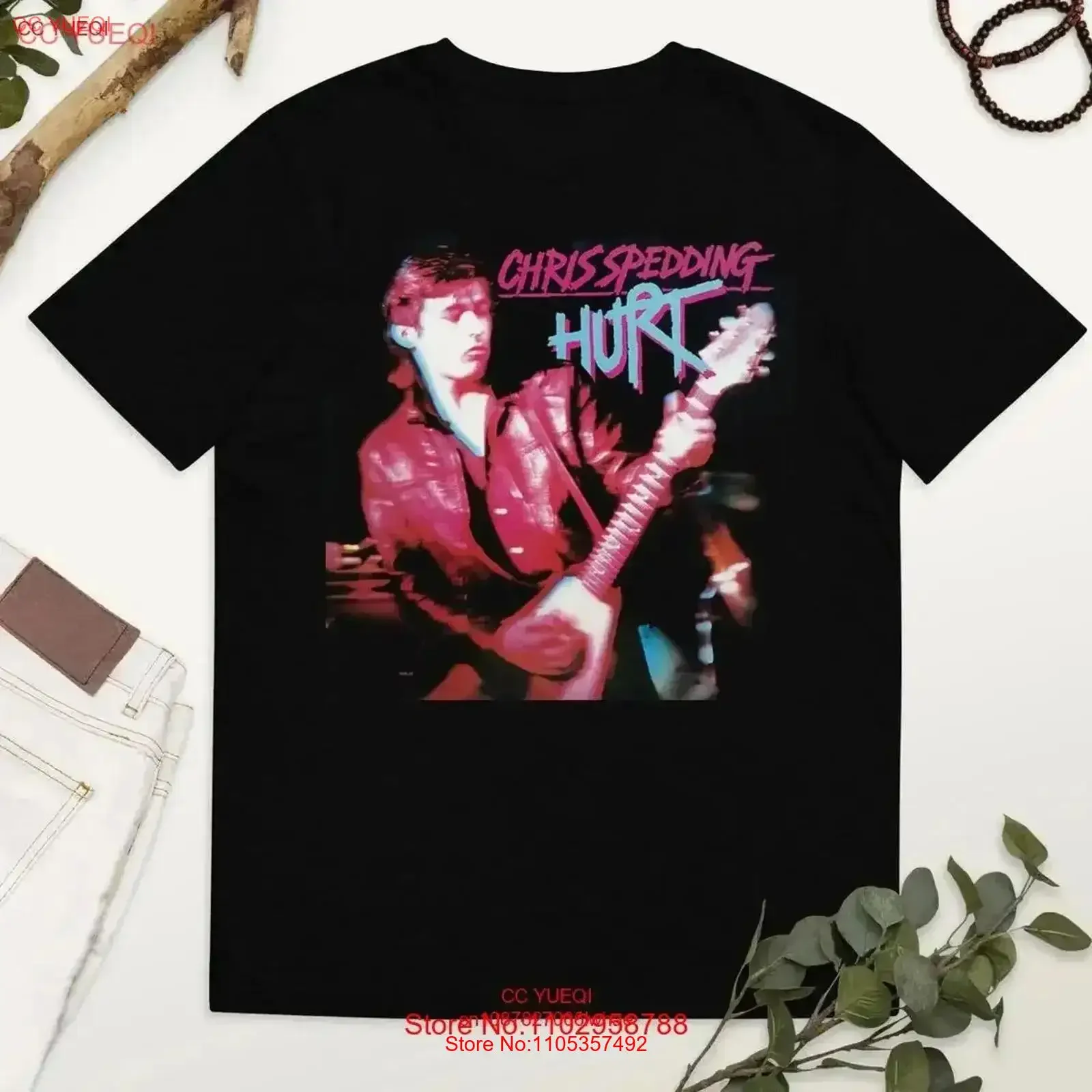 CHRIS SPEDDING HURT T-Shirt aus Baumwolle für Herren, S 4XL T128, Vintage, gewaschen, atmungsaktiv, vielseitig, Unisex, modisch, für Herren