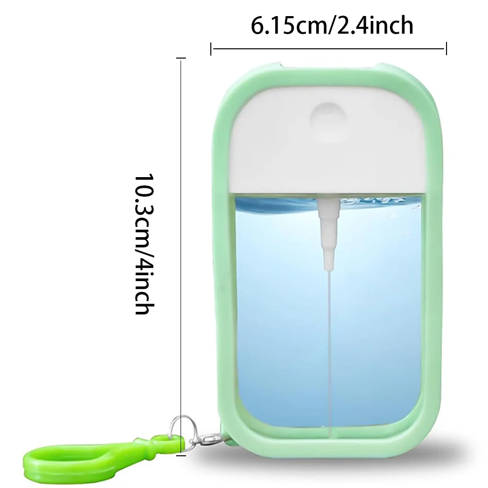 Portable Travel Refill Bottle Refillable Spray Bottle Mouth Sprayer Accessory With Silicone Funnel Set Lridescent Cloud Pattern