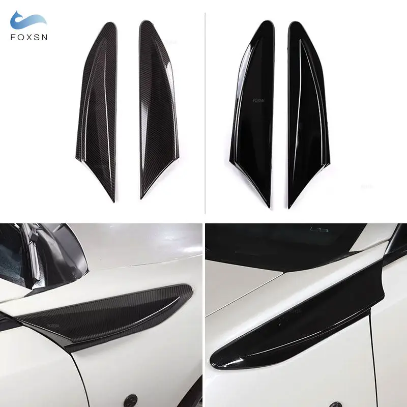 

Car Side Air Outlet Fender Trim For Toyota FT86 GT86 Subaru BRZ ZC6 2012-2020 Carbon Fiber Texture / Glossy Black Accessories